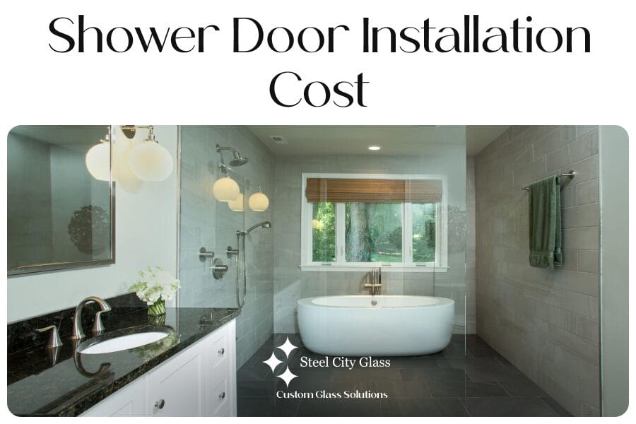 "Shower Door Installation Cost" article featured image