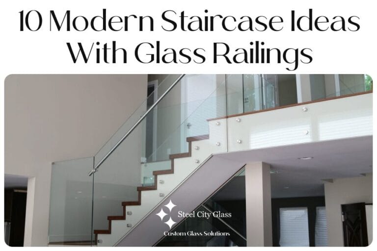 10 Modern Staircase Ideas With Glass Railings  